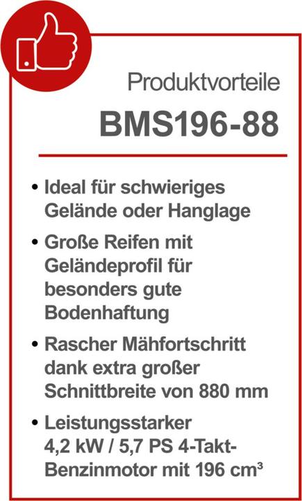 Actual product image Scheppach BMS196-88 (Petrol)
