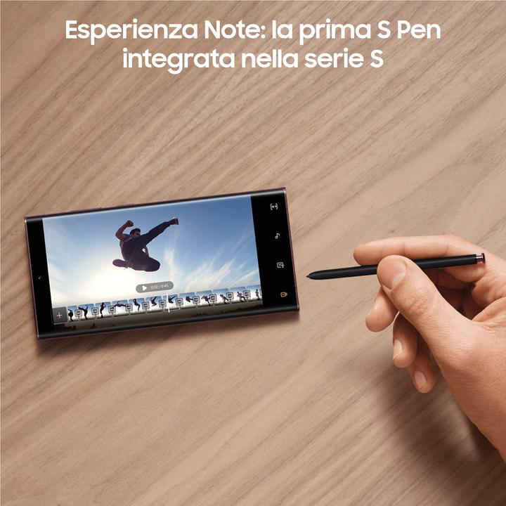 Image du produit Samsung Galaxy S22 Ultra (256 Go, Bourgogne, 6.80", Double SIM, 108 Mpx, 5G)