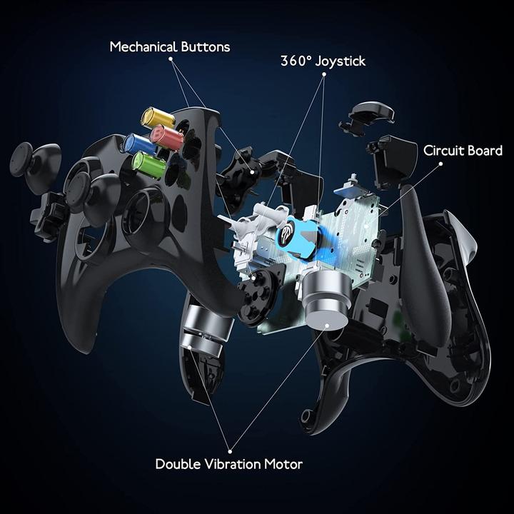Produktbild EasySMX Kc-8236-bla (Switch, Android, PC, Steam Machine, PS3)