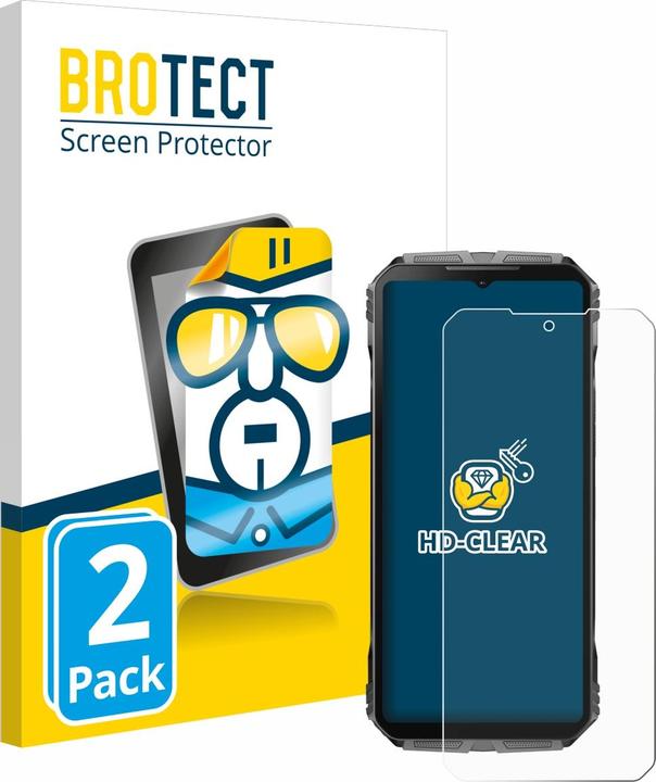 Productafbeelding BROTECT Schermbeschermer Clear (2 Stuk, ZTE Blade V40 Pro)