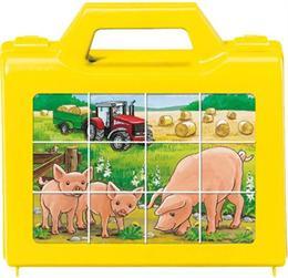 Ravensburger Puzzle a dadi Animali della fattoria (12 pezzi)