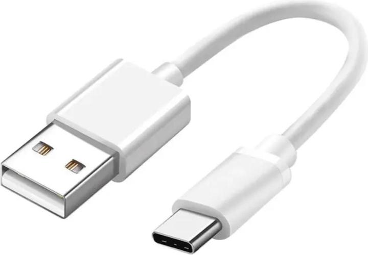 Productafbeelding PowerGuard Korte USB-A naar USB-C kabel 10cm (0.10 m, USB 2.0)