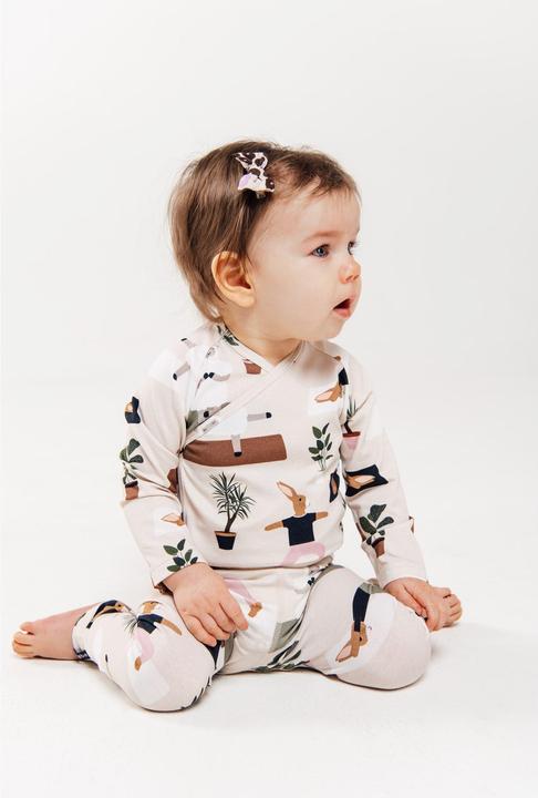 Actual product image Hebe Bodysuit with yoga print (50)