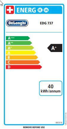Label énergétique De'Longhi Dolce Gusto Eclipse (NESCAFÉ Dolce Gusto)