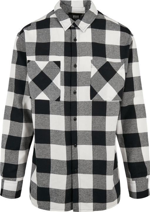 Urban Classics Long Oversized Checked Shirt (M)