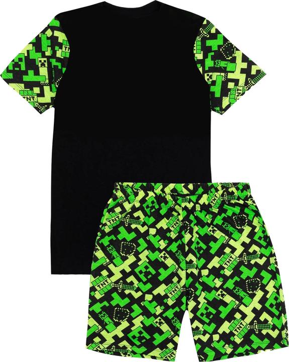 Produktbild Minecraft Childrens/Kids Creeper Short Pyjama Set (158, 164)