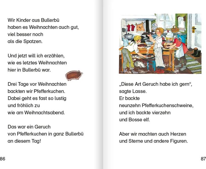 Immagine prodotto Weihnachten mit Pippi, Madita und Pelle (Tedesco, Astrid Lindgren, Angelo Reatrino, Ilon Wikland, 2022)