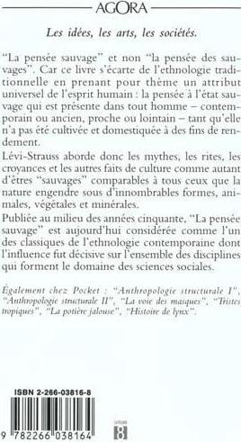 Actual product image La pensée sauvage (French, Lévi-Strauss Claude, 1990)