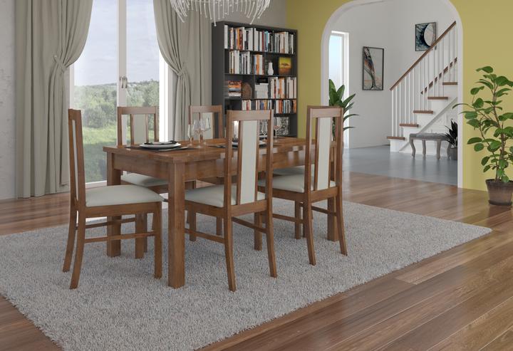 Produktbild ADRK Furniture Tisch- und Stuhlset RODOS 52 (140 x 80 x 75 cm)