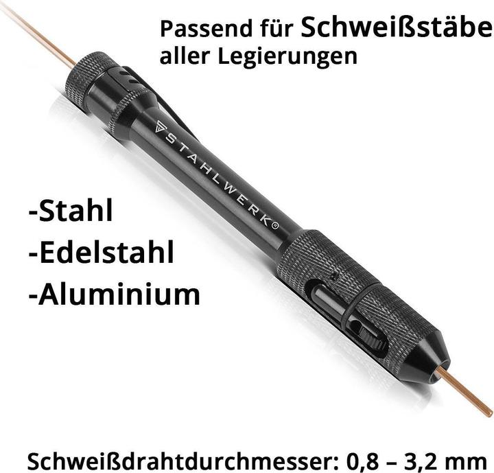 Image du produit Stahlwerk Stylo TIG stylo d'alimentation en fil Stylo TIG support de baguette de soudure 0,8 - 3,2 mm