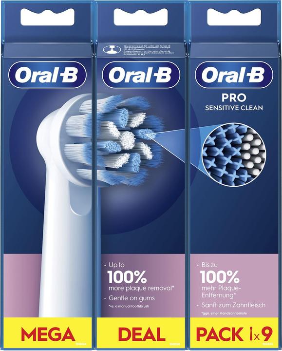 Immagine prodotto Braun Testine di ricambio Oral-B Pro Sensitive Clean (9 x)