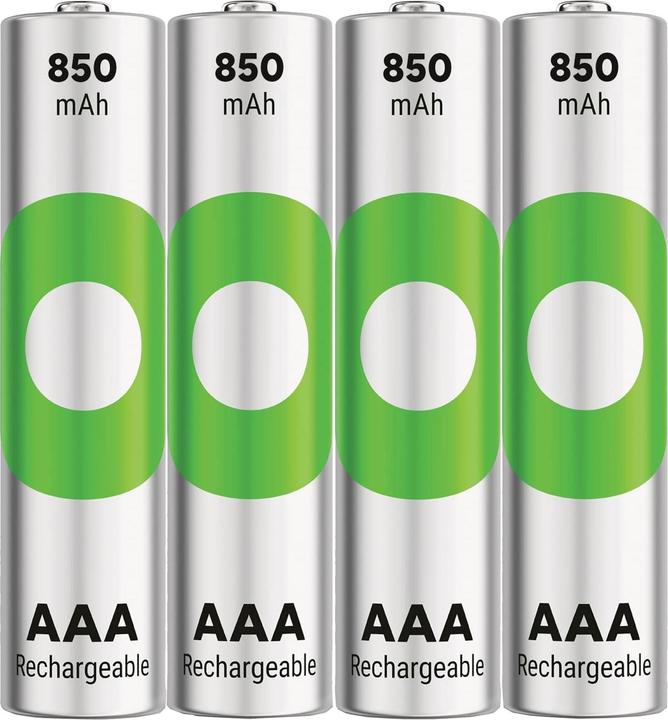 Image du produit GP Batteries Batteries rechargeables autres (4 pcs, AAA, 850 mAh)