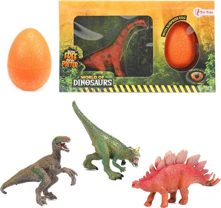 Actual product image Toi-Toys World, Of, Dinosaur, Dino, With, Surprise, Egg