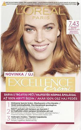 Produktbild L'Oréal Paris Loreal Professionnel - Excellence Creme 7.43ond Copper Gold (7.43ond Copper Gold)