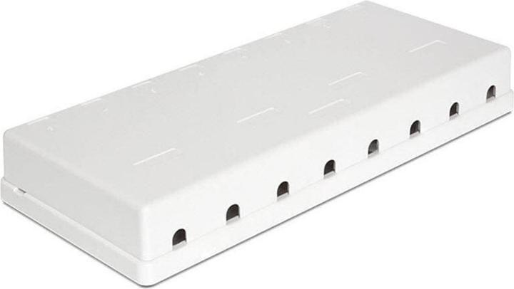 Actual product image Delock Keystone empty housing: 8 Port (Cable reel)