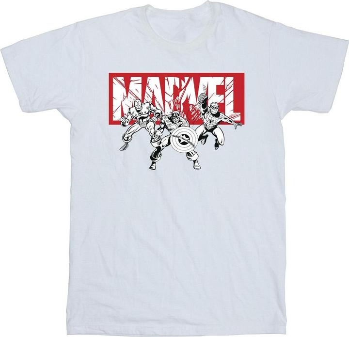 Image du produit - T-shirt COMICS HERO GROUP - Homme (S)