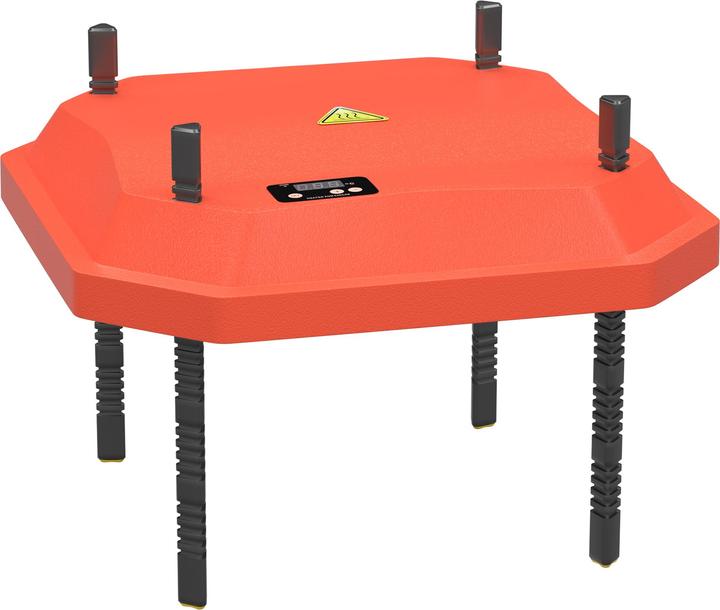 Fudajo Panneau chauffant pour élevage de 20-25 poussins Plaque 30x30cm 50W avec thermostat (50 W)