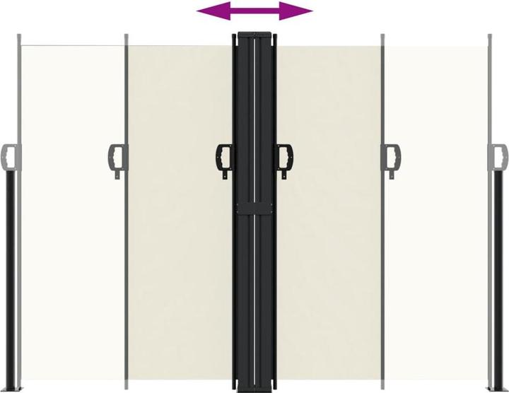 Actual product image VidaXL Extendable side awning (1.80 m)