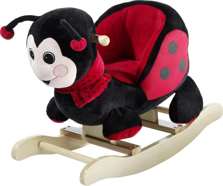 Image du produit Heunec Coccinelle à bascule en peluche
