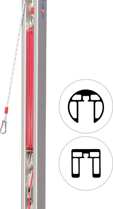 Produktbild Sport-Thieme Ersatzspannvorrichtung Flaschenzug für Pfosten 80x80 mm und ø 83 mm
