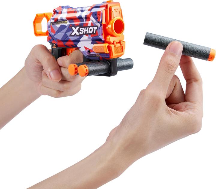 Actual product image Xshot Skin Menace 8 Dart Gun