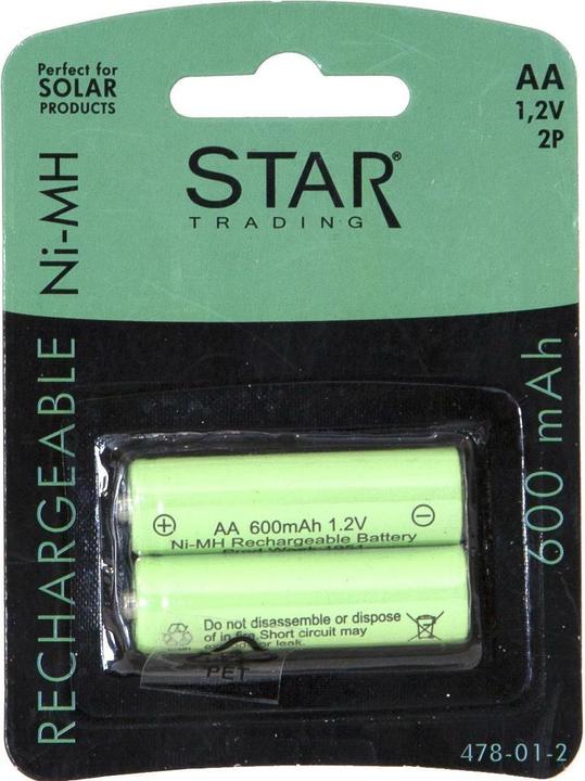 Star Trading Battery (2 pcs., AA, 600 mAh)