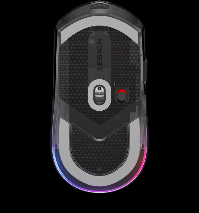 Actual product image Lenovo Legion M410 Wireless RGB Mouse - Mus - 6 knapper - Sort med RGB lys (Wireless, Cable)