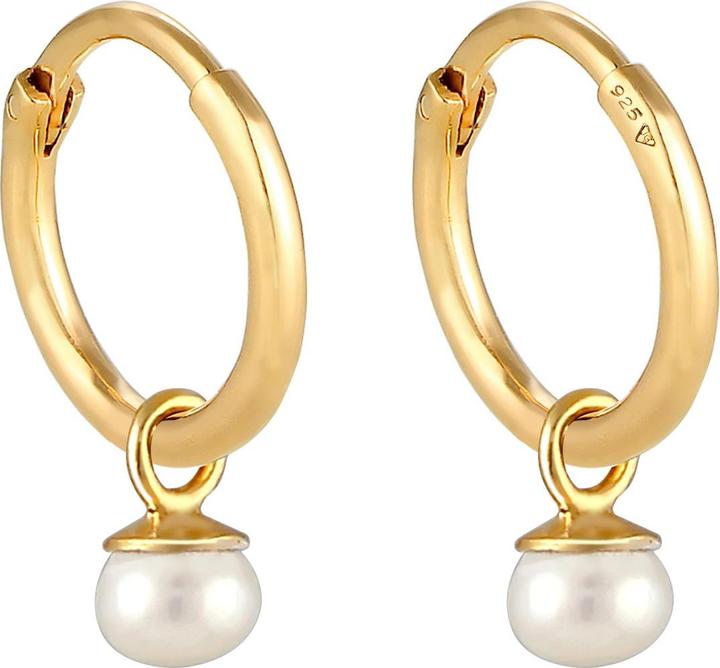 Actual product image Elli Creole, Pearl, Pearl Earrings (925 Sterling silver)