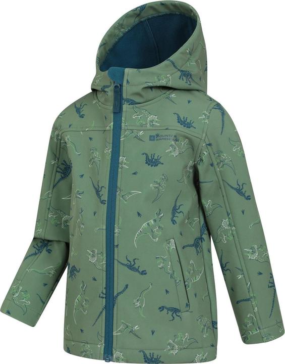 Immagine prodotto Mountain Warehouse Exodus II Giacca Soft Shell Dinosauri Bambini (128)