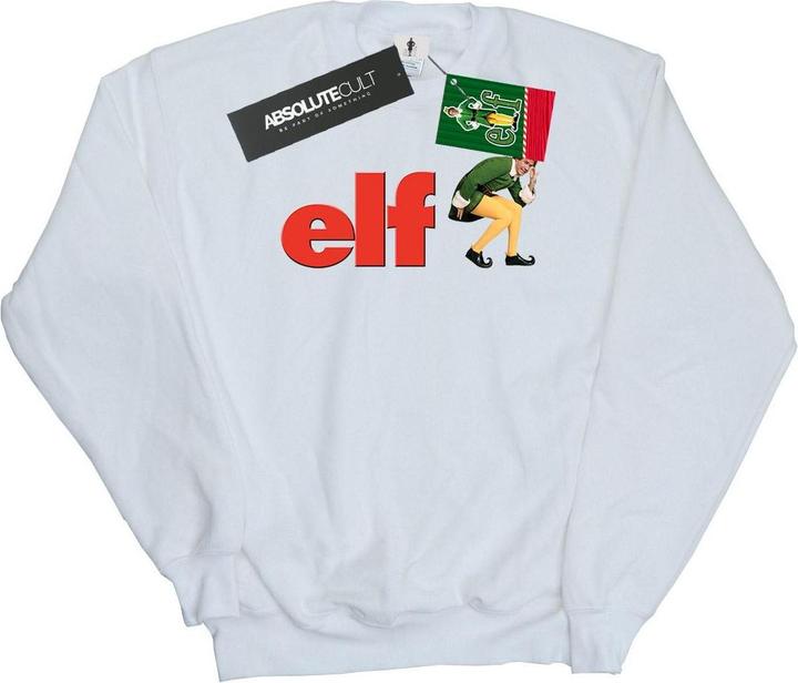 Actual product image Elf Womens/Ladies Crouching Logo Sweatshirt (S)