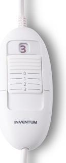 Immagine prodotto Inventum HN135 - Quadro elettrico - 150x80 cm - Lichtblauw - Eenpersoon (150 x 80 cm)