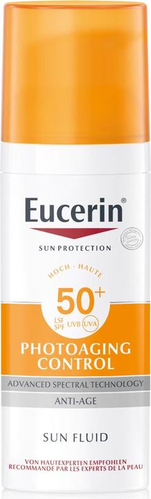 Eucerin SUN Face Photoaging Control Tinted mittel LSF 50+ (Sonnencreme Gesicht, SPF 50+, 50 ml, 104 g)