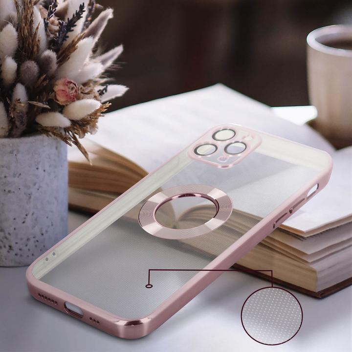 Actual product image Avizar Chrome Style Series Transparent Silicone Sleeve (Apple iPhone 11 Pro Max)
