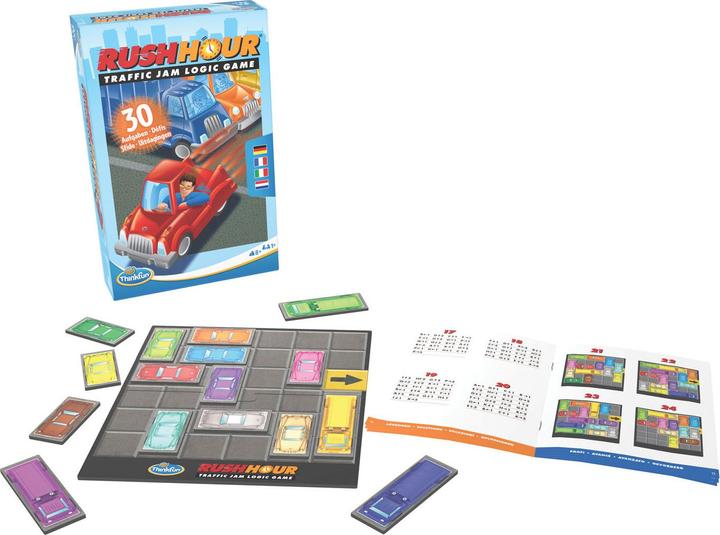 Image du produit Thinkfun Rush Hour Pocket Game Jeu de réflexion (Français, Allemand, Italien)