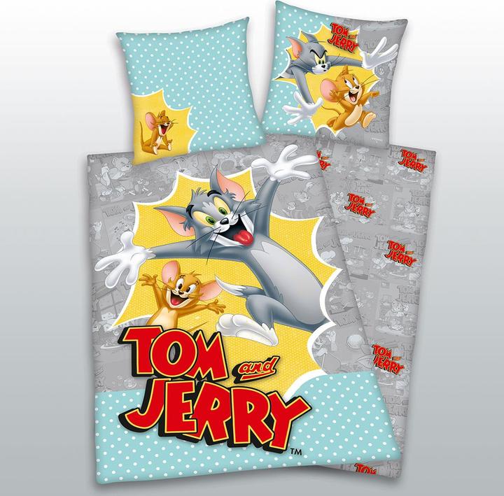 Immagine prodotto Herding Biancheria da letto per bambini reversibile "Tom e Jerry