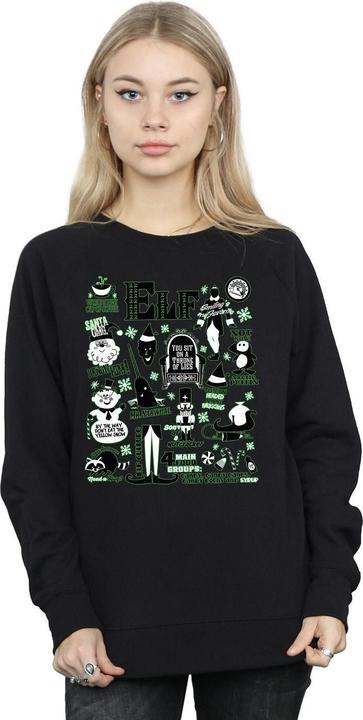 Produktbild Elf Infographic Poster Sweatshirt (XXL)