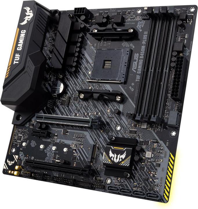 Productafbeelding ASUS TUF B450M-Plus II Gaming (AM4, AMD B450, mATX)