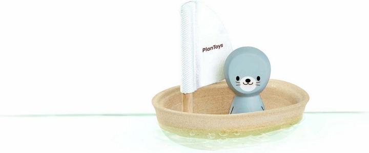 Produktbild Plantoys Segelboot - Seelöwe