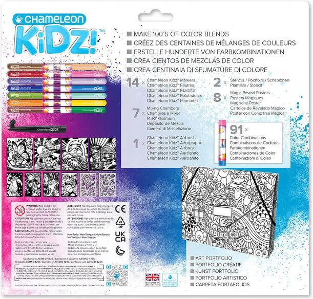 Actual product image Chameleon Airbrush Art Portfolio Set 14 Pens (Multicoloured, 14 x)