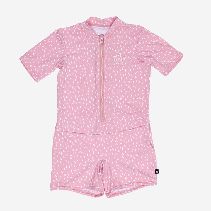 Immagine prodotto Nabaiji Schwimmanzug Baby kurzarm kurze Beine - rosa (62, 63, 64, 66, 68, 65 C)