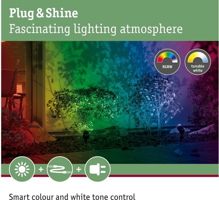 Immagine prodotto Paulmann Spot per lucci da esterno Plug & Shine (330 lm, IP65)