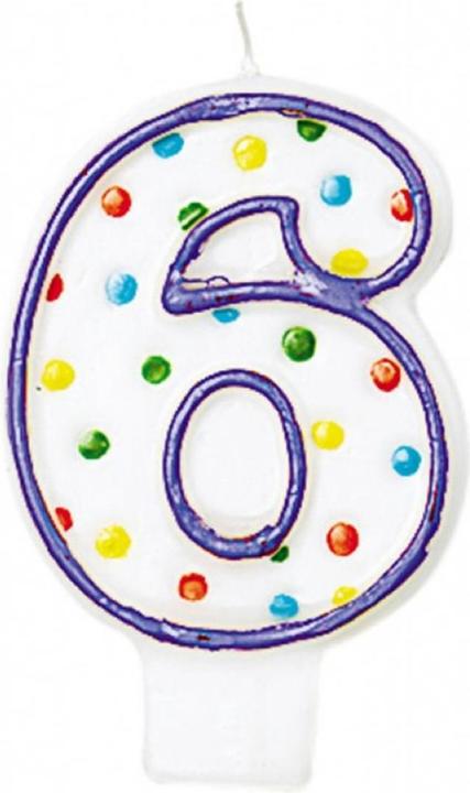 Actual product image Amscan Number candle 6