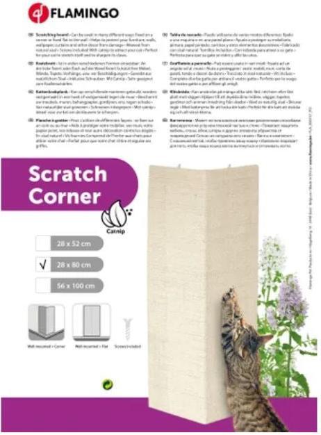 Productafbeelding Flamingo Krabwand - beige (80 cm, Beige)