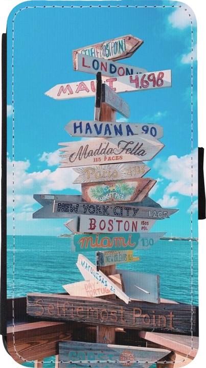 Produktbild PhoneLook Hülle Wallet schwarz Cool Cities Directions (Apple iPhone 11 Pro)