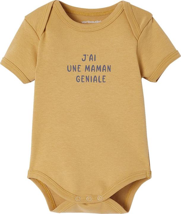 Produktbild Vertbaudet Bio-Kollektion: 5er-Pack Baby Kurzarm-Bodys in Geschenkbox (62)
