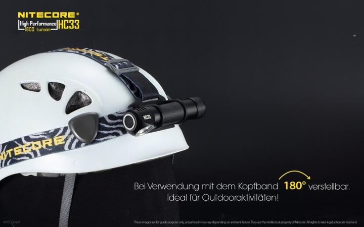 Actual product image Nitecore Hc33 (1800 lm)