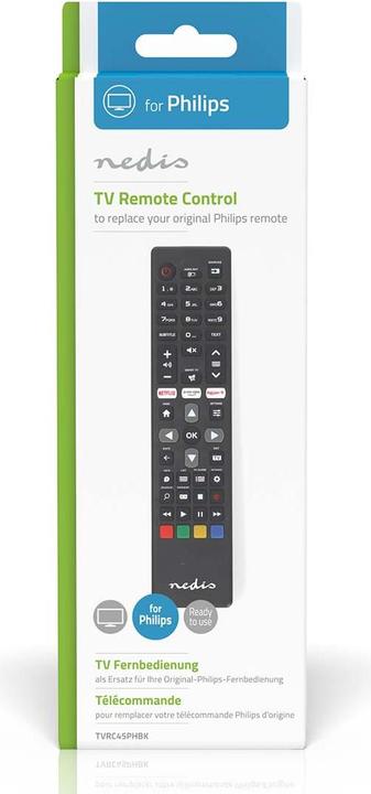 Actual product image Nedis Replacement remote control | Suitable for: Philips | Pre-programmed | 1 device | Amazon Prime / (Device-specific remote control)