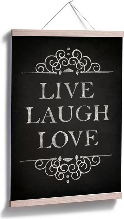 Image du produit Trenddeko Rire en direct Amour (90 x 140 cm)