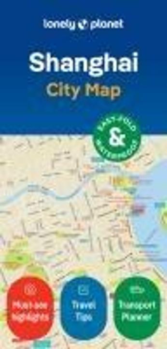 Actual product image Shanghai City Map