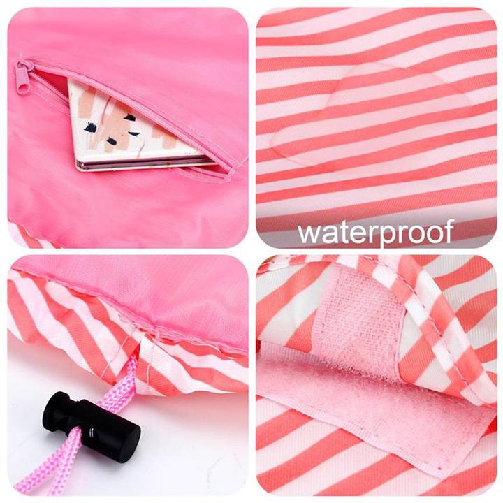 Produktbild Intirilife Kosmetiktasche in ROSA GESTREIFT